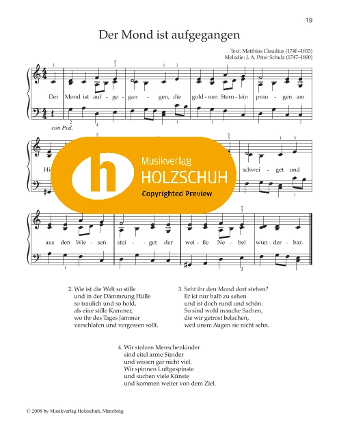 Der Mond ist aufgegangen